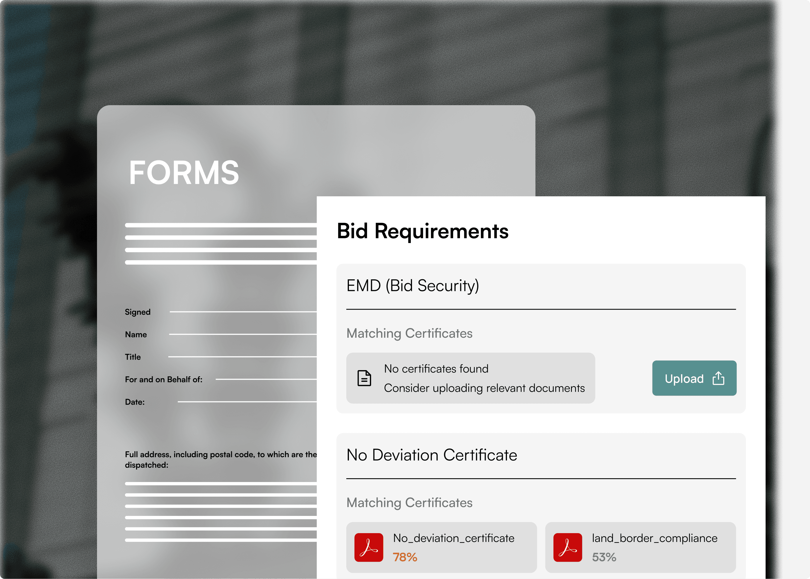 Prepare Forms & Bid Submission Pack