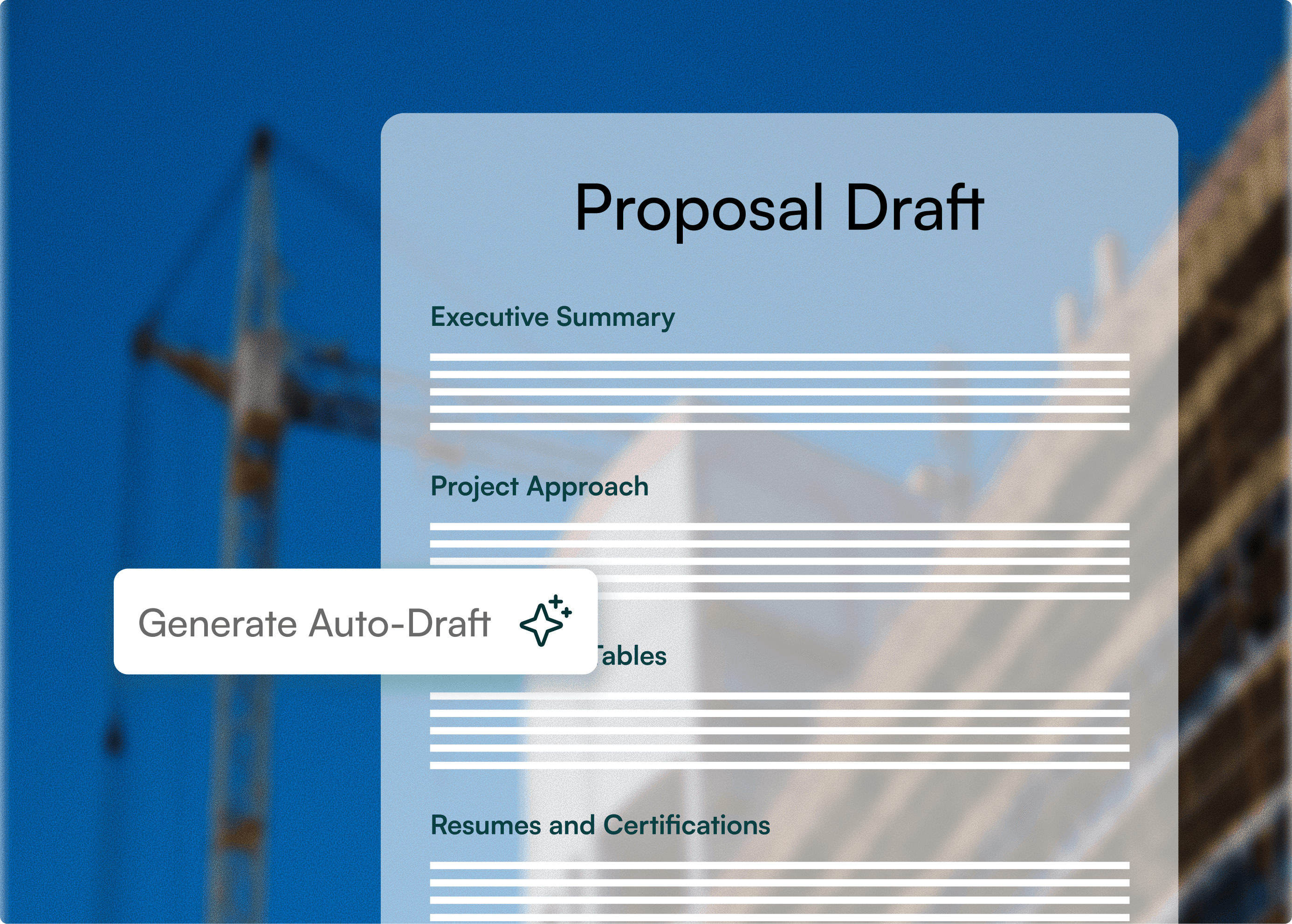 Draft Technical Proposal & Compliance Faster