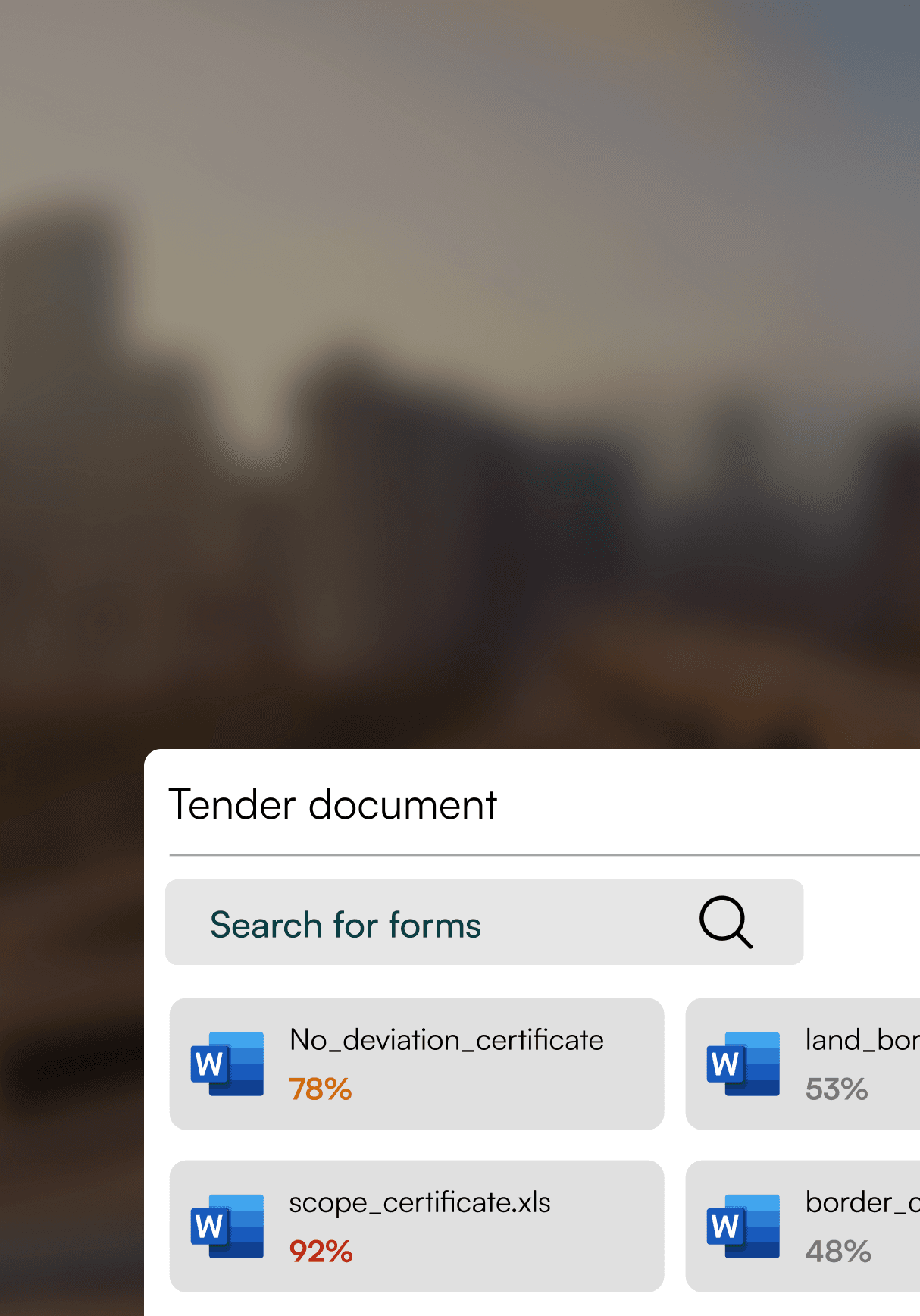 Forms & Bid Submission
