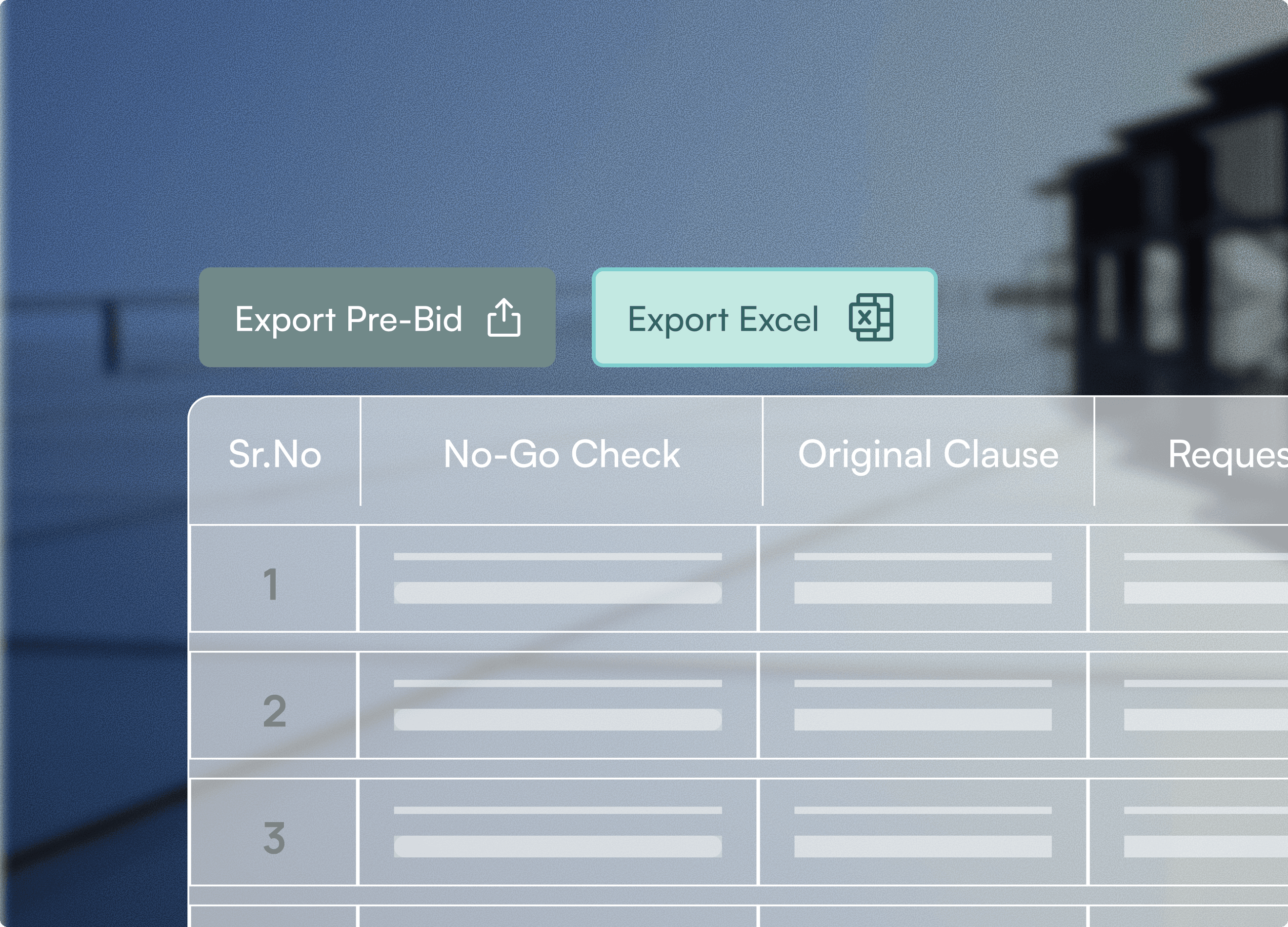 Export and track responses