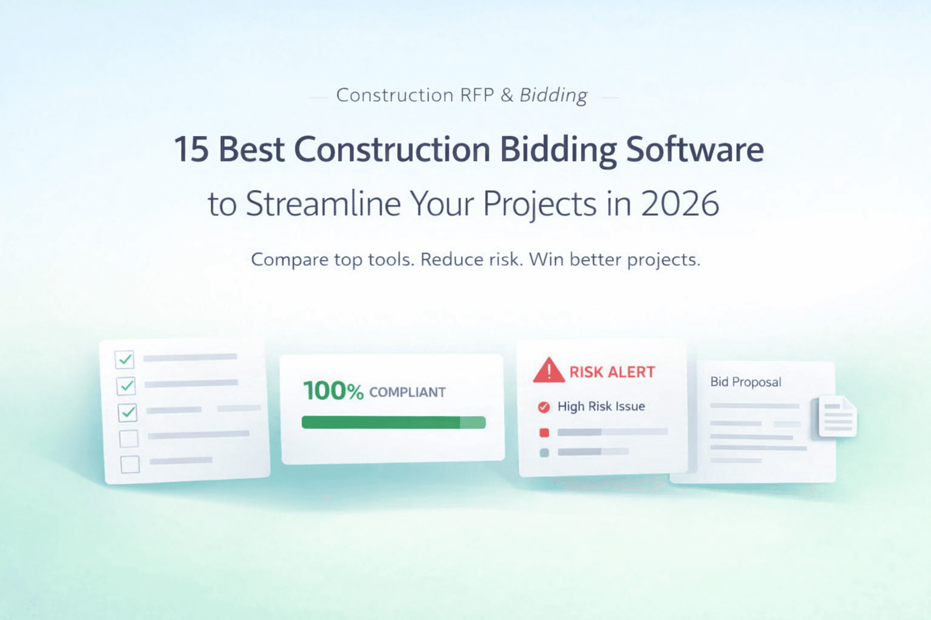 15 Best AI Construction Bidding Software Tools in 2026