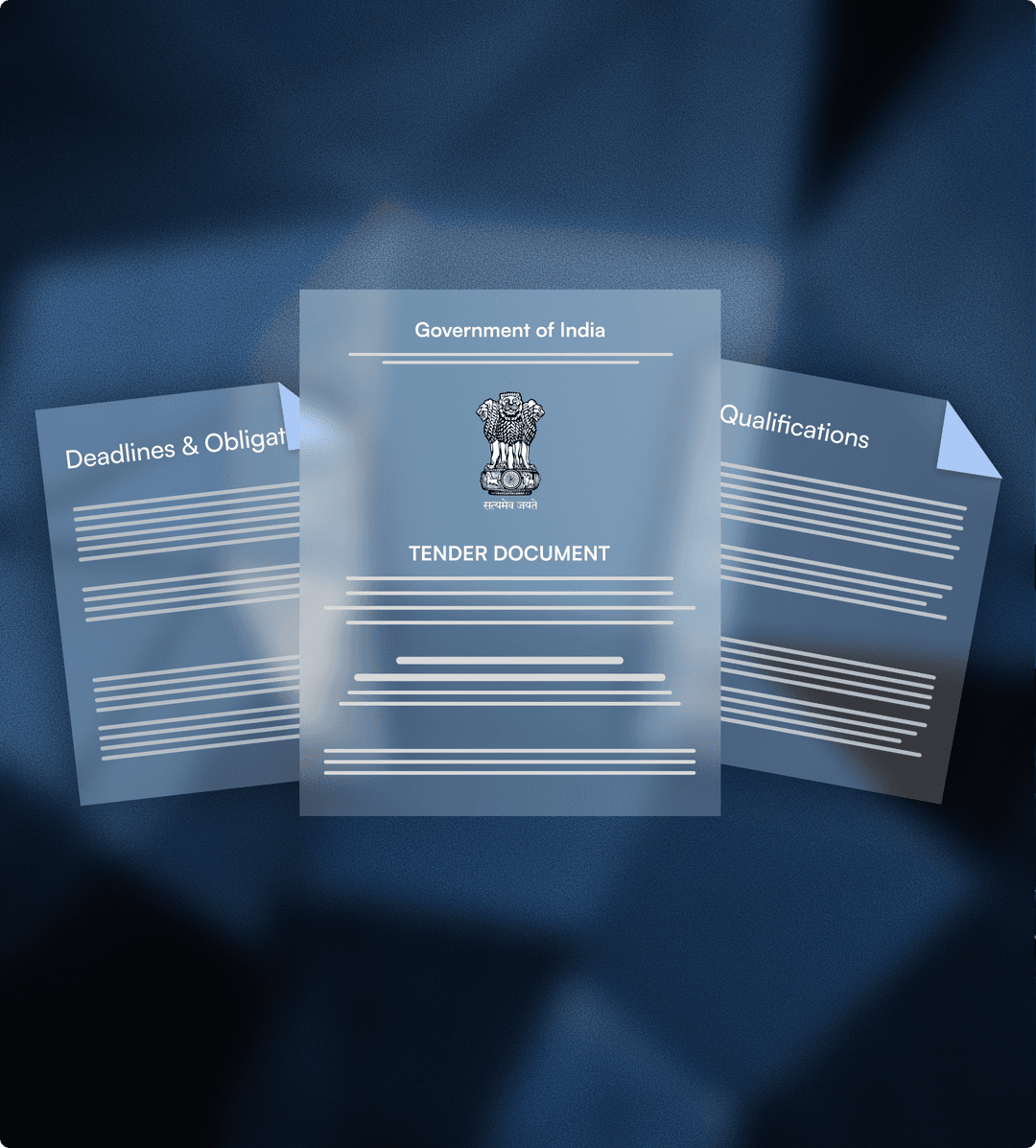 Scope of work overview with supporting qualification sheets