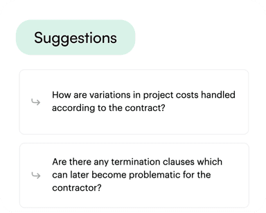 Suggested questions