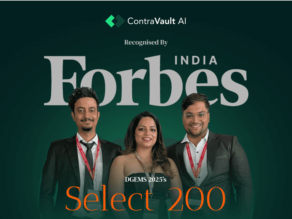 ContraVault AI Named to Forbes India DGEMS 2025 Select 200 for AI-Powered Tendering & RFP Bidding