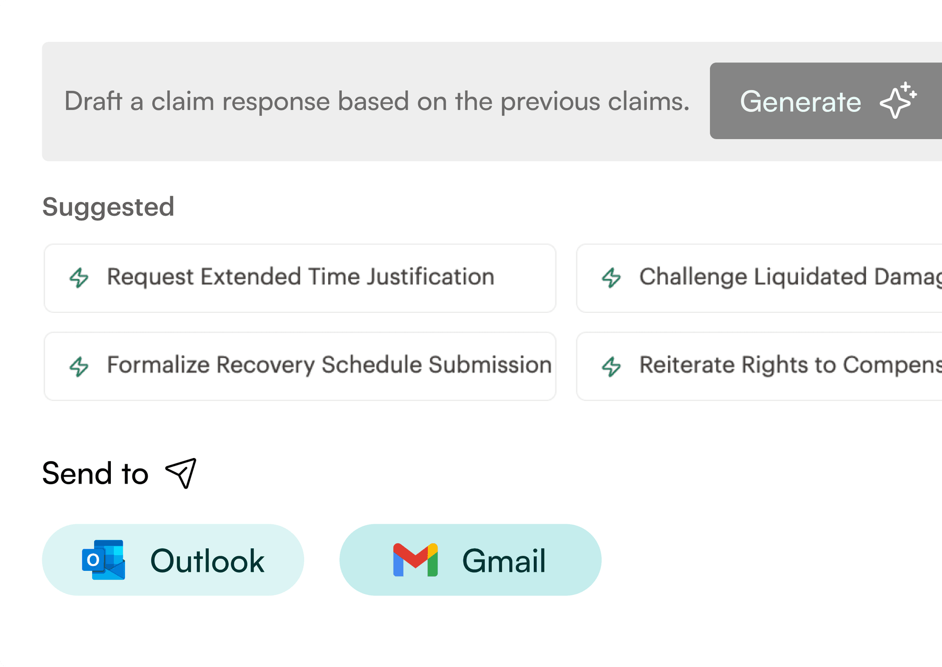 ContraVault AI Features - Claims Assistant