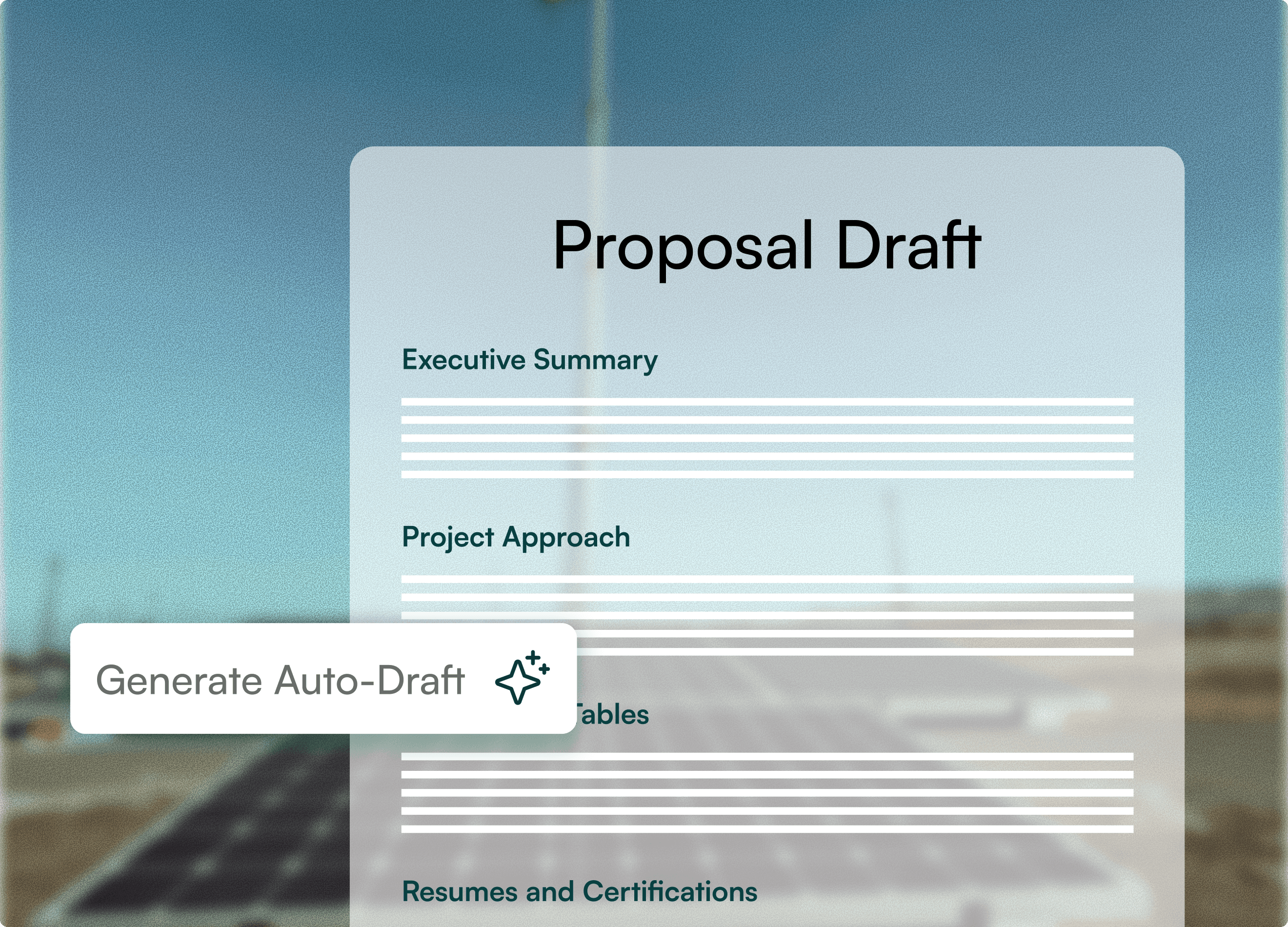 Auto-draft proposal skeleton